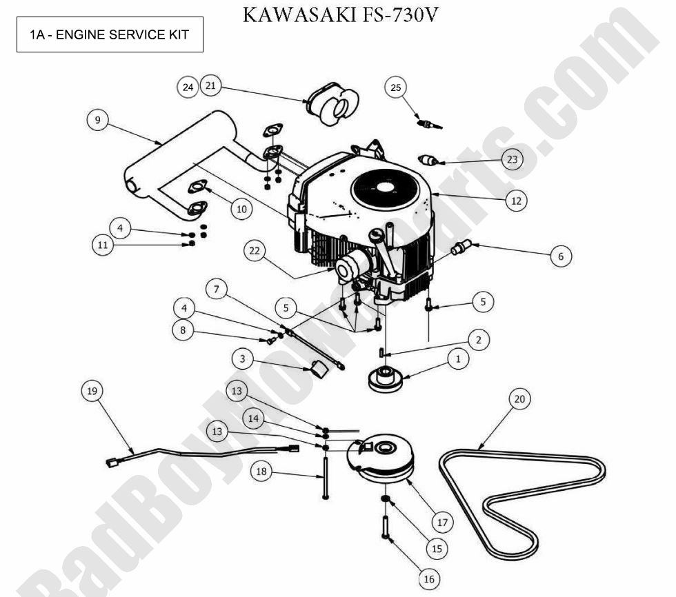 2013 CZT Engine - Kawasaki FS730V