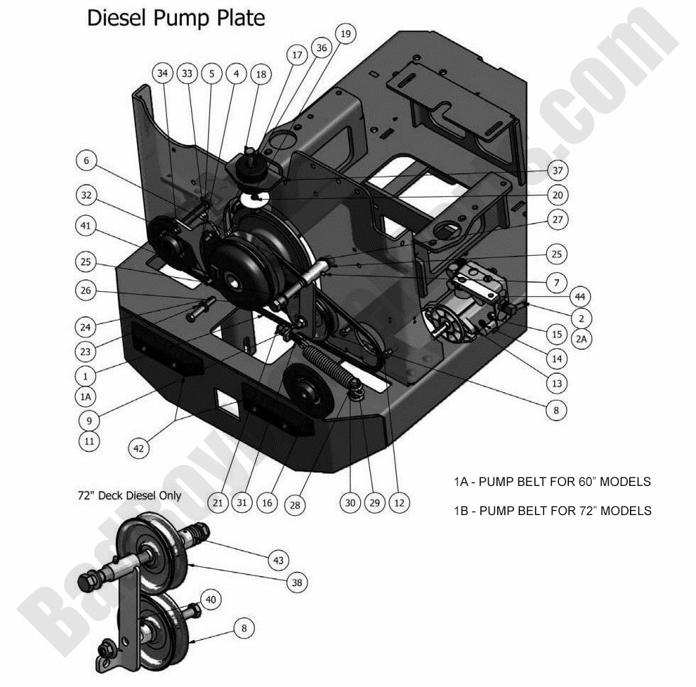 2011 Diesels Pump Plate