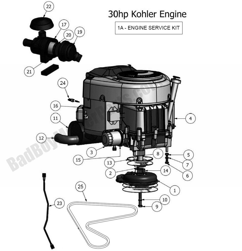 2011 Lightning and Pup Engine - 30Hp Kohler