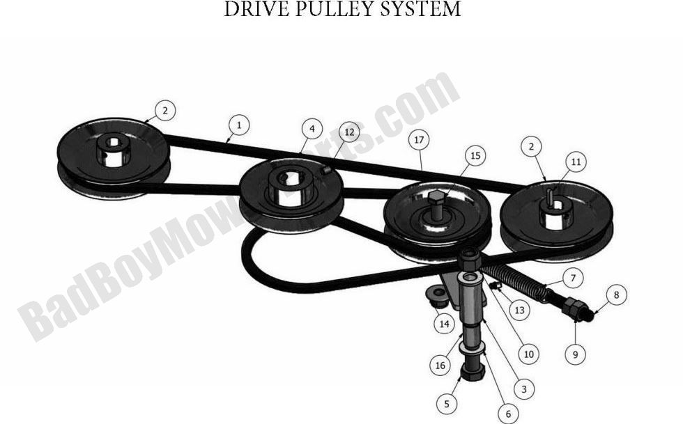 2011 Lightning and Pup Drive Pulley Assembly