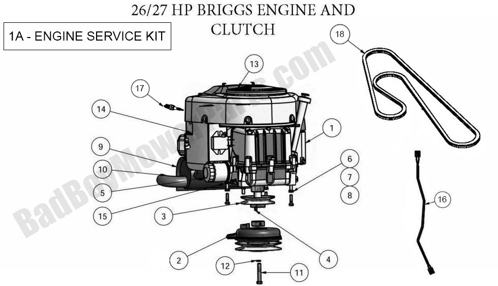 2011 ZT Engine - 26 & 27Hp Briggs