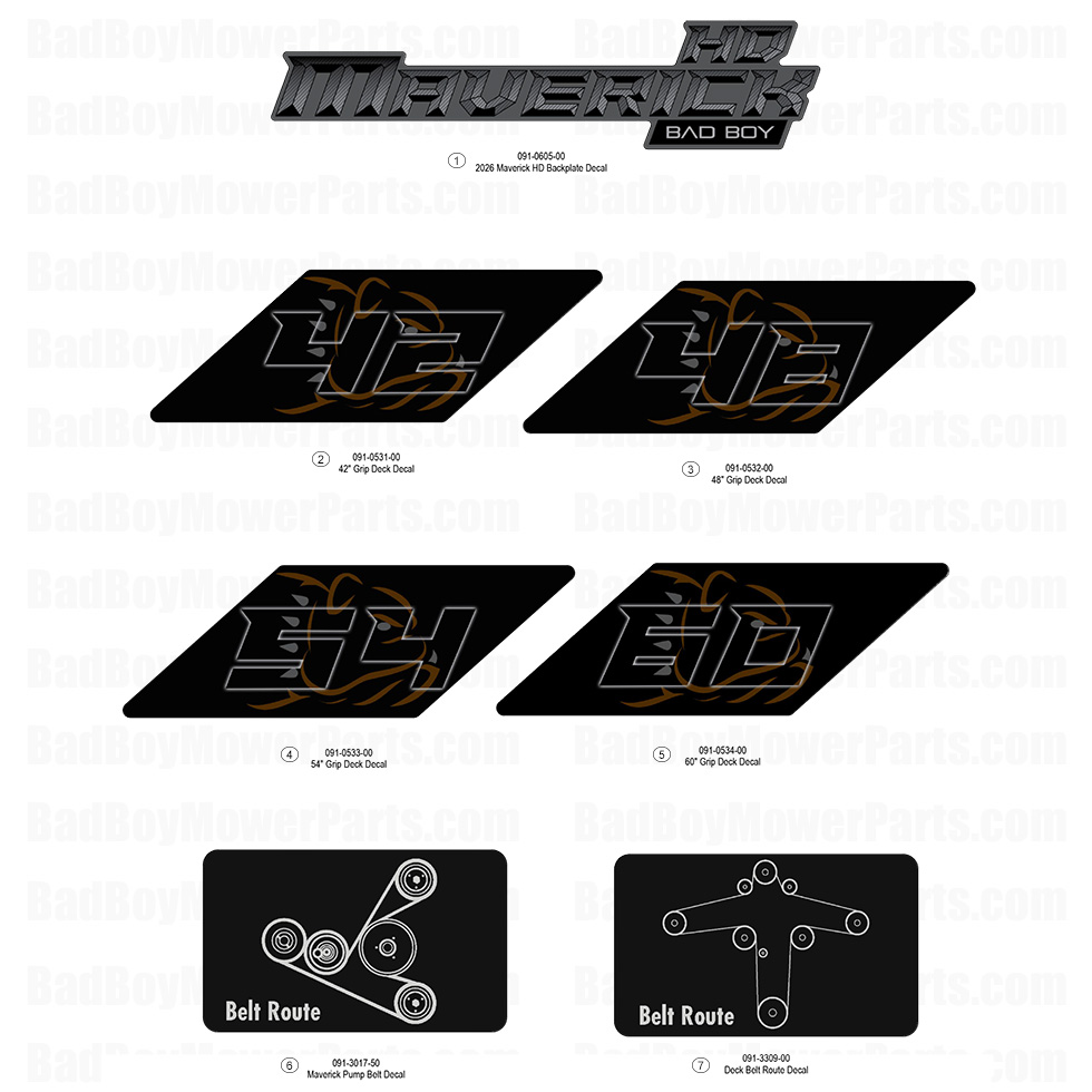 2026 > Maverick HD > Decals - 2