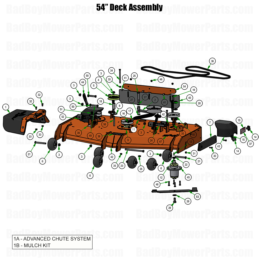 2026 > Revolt (48\"-61\" Decks) > 54\" Deck Assembly