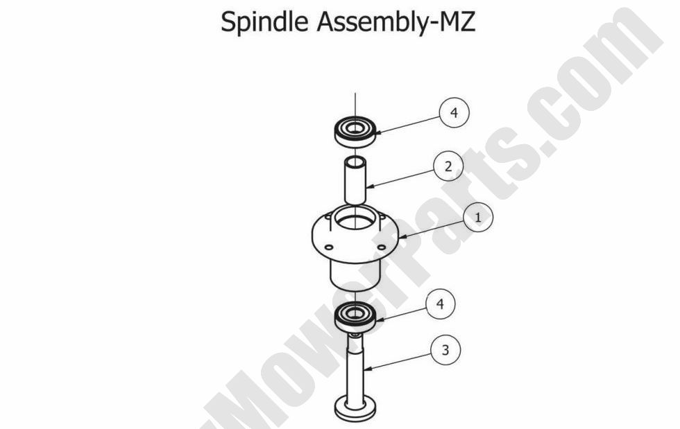 847 - Bad Boy Mower Parts Lookup > 2013 > MZ Magnum > Spindle Assembly