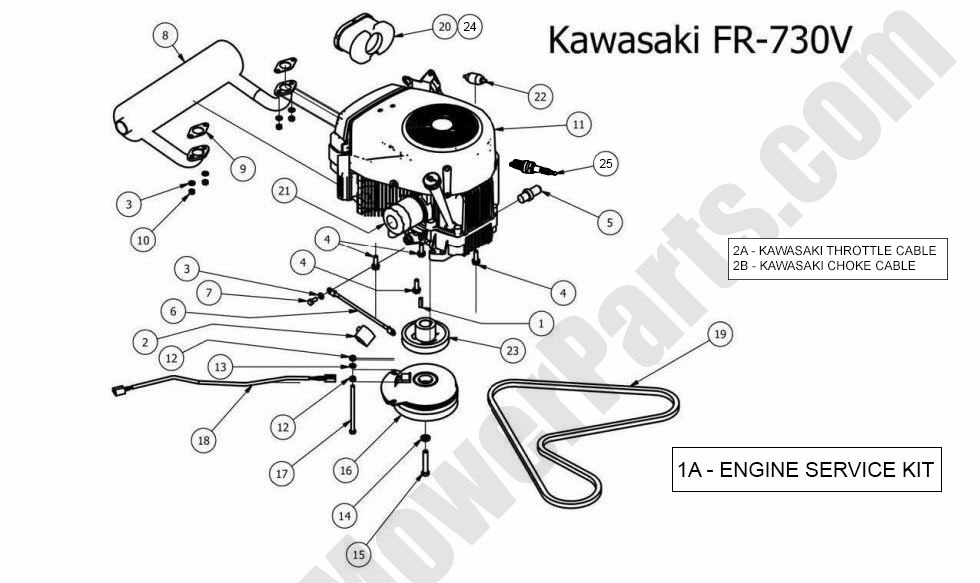 902 - Bad Boy Mower Parts Lookup > 2013 > ZT Elite > Engine - Kawasaki FR730