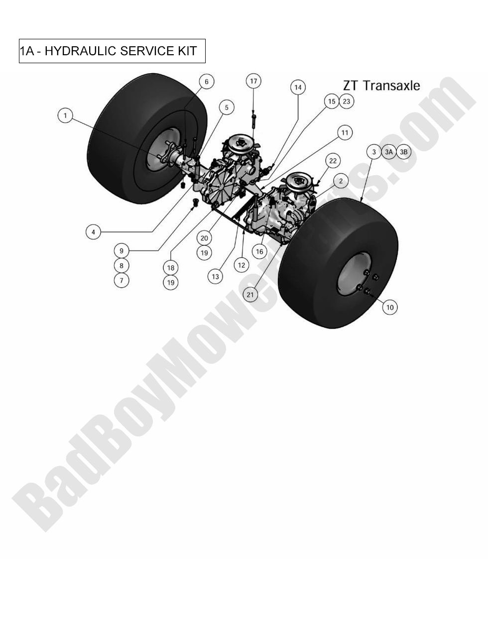 589 - Bad Boy Mower Parts Lookup > 2010 > ZT > Transaxle