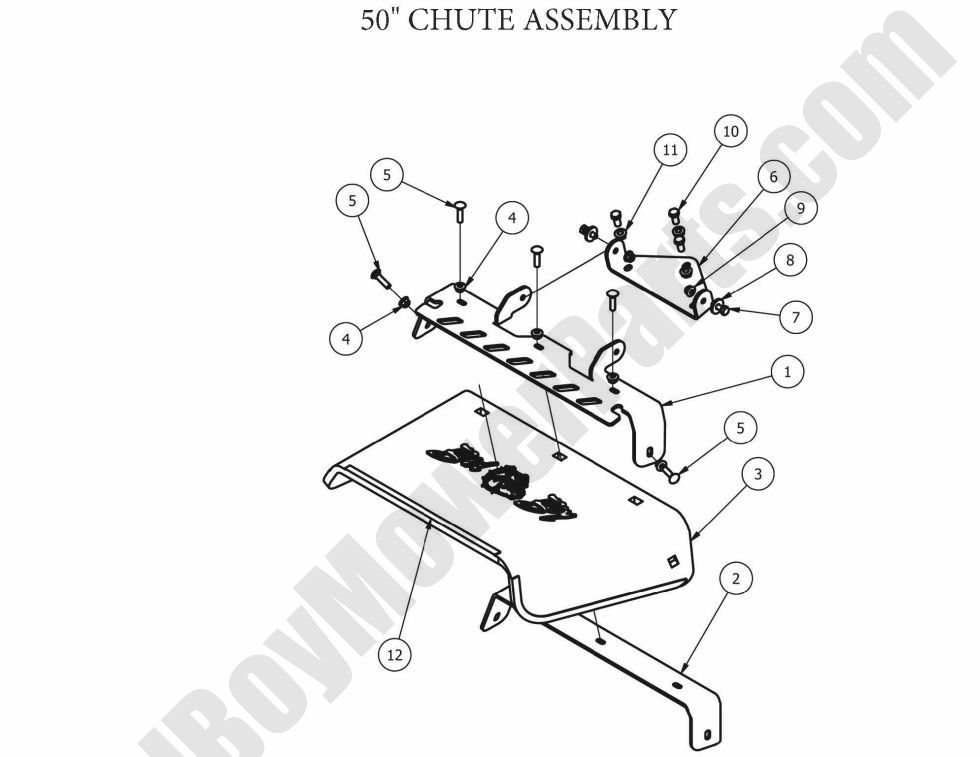 776 - Bad Boy Mower Parts Lookup > 2012 > ZT > 50\" Chute