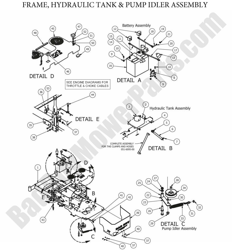 783 - Bad Boy Mower Parts Lookup > 2012 > ZT > Frame
