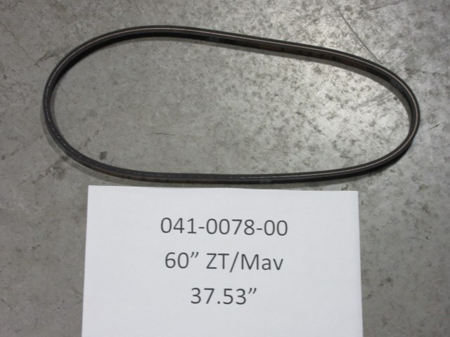 041-0078-00 - 60" ZT Blower Belt | Free Shipping Over $100