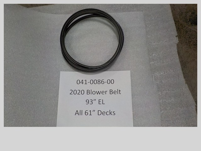 041-0086-00 - 2020 Blower Belt - 93" EL | Free Shipping Over $100