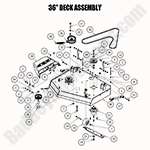 36" Deck Assembly