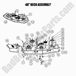 2021 Walk Behind - 48" Deck Assembly