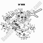 54" Deck Assembly