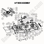 54" Deck Assembly