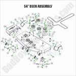 54" Deck Assembly