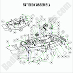 54" Deck Assembly
