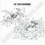 54" Deck Assembly