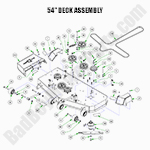 54" Deck Assembly