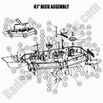 61" Deck Assembly