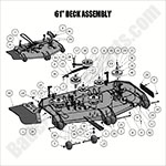 61" Deck Assembly