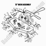 72" Deck Assembly