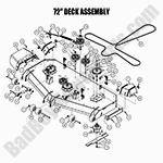 72" Deck Assembly