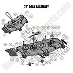 72" Deck Assembly