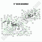 72" Deck Assembly