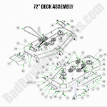 72" Deck Assembly