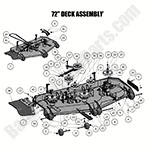 72" Deck Assembly