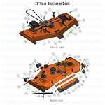 72" Rear Discharge Deck