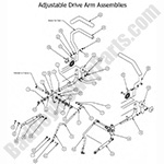 2017 Compact Outlaw - Adjustable Drive Arm Assembly