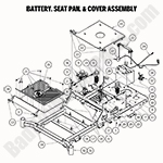 2020 ZT Elite Battery, Seat Pan & Covers