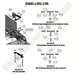 2019 Rogue - Brake & Fuel Line