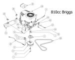 Engine - Briggs 810cc