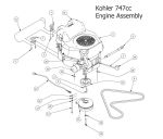 Engine - Kohler ZT740