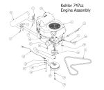 Engine - Kohler ZT740