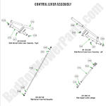 2023 Walk Behind - Control Lever Assembly