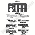 2019 Rogue - Decals - 2