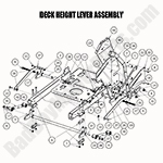 Deck Height Lever Assembly