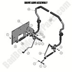 2019 Compact Outlaw Drive Arm Assembly