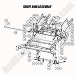 2020 Rebel Drive Arm Assembly