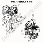 Engine - 824cc Kohler EFI
