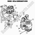 Engine - Kawasaki FX850