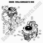 Engine - Kawasaki FX1000