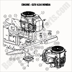 Engine - Honda GXV630