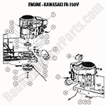 2020 ZT Elite Engine - Kawasaki FR730V