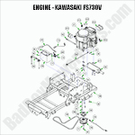 Engine - Kawasaki FS730V