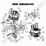 Engine - Kawasaki FX691V