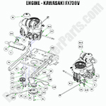 Engine - Kawasaki FX730V